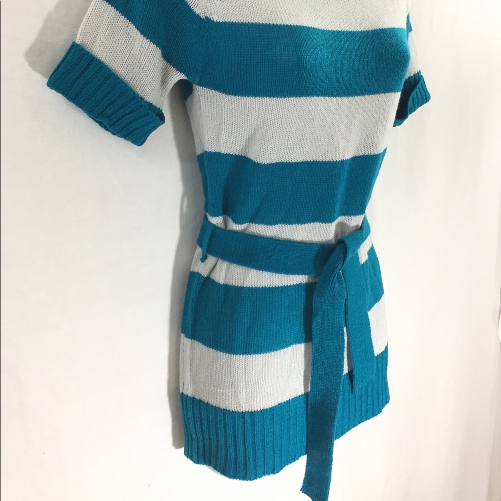 THIS ITEM SOLD - Pink Kiss Girls Striped Cardigan - Picture 4 of 8